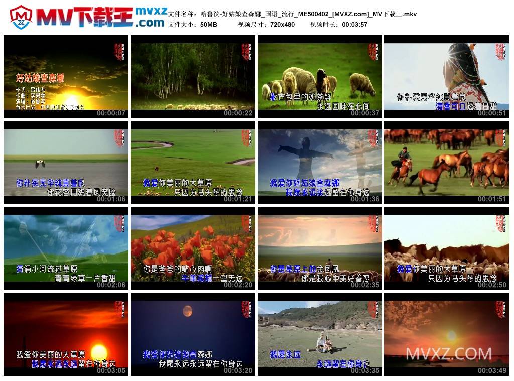 哈鲁滨-好姑娘查森娜_国语_流行_ME500402